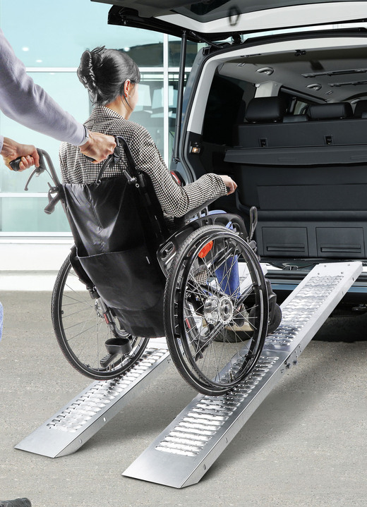 Praktische Hilfsmittel - Mobile Auffahrrampe Ansicht 3 Praktische Hilfsmittel - Mobile Auffahrrampe, in Farbe SILBER Ansicht 3
