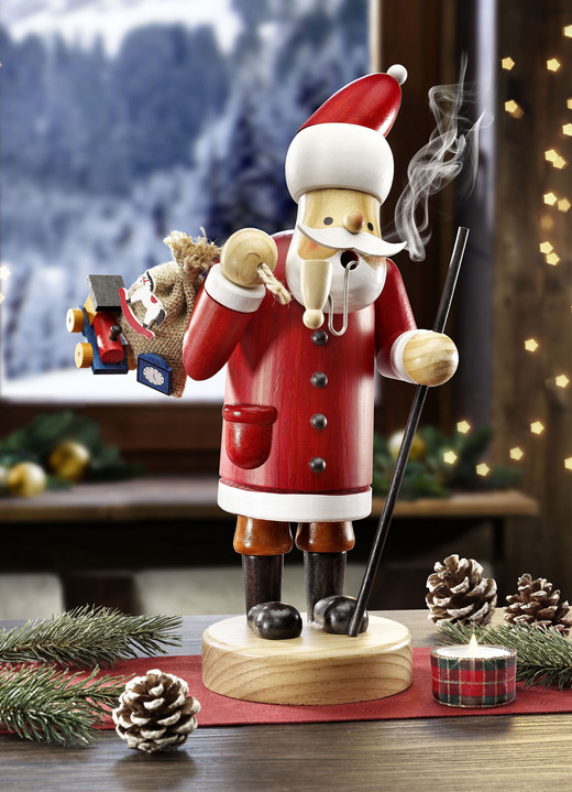 Weihnachtliche Dekorationen - Räuchermännchen, in Farbe ROT-WEIß