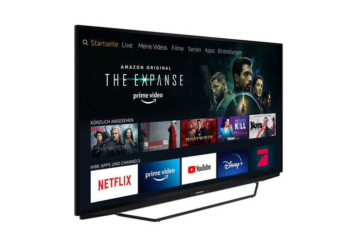 - Grundig LED-Fernseher firetv edition in verschiedenen Größen, in Farbe SCHWARZ Ansicht 2