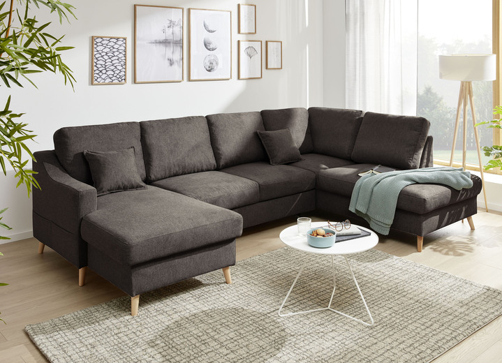 - Frei im Raum aufstellbare Polstermöbel, in Farbe BRAUN, in Ausführung Polsterecke, 150x228 cm Ansicht 1