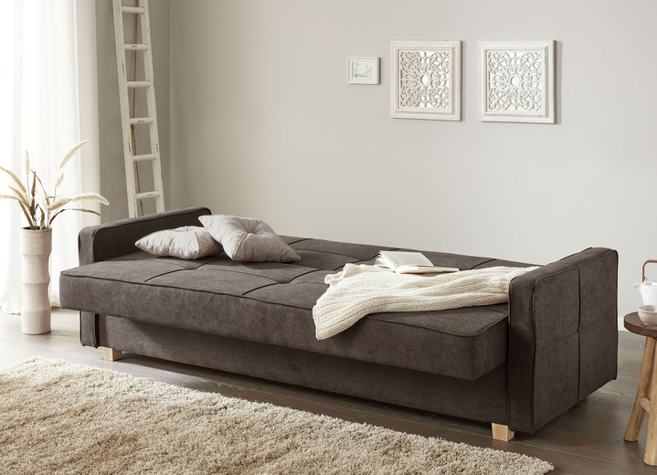 - Schlafsofa mit Bettkasten, in Farbe BRAUN Ansicht 2