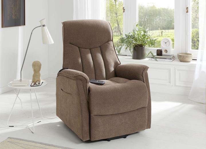 - TV-Sessel mit Motor und Aufstehhilfe, in Farbe CAPPUCCINO Ansicht 1