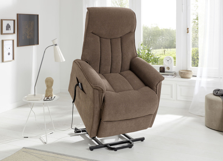 - TV-Sessel mit Motor und Aufstehhilfe, in Farbe CAPPUCCINO Ansicht 2