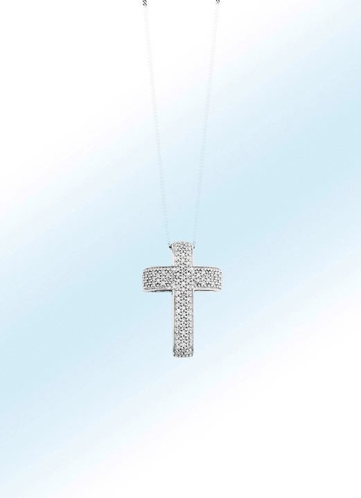 - Kreuz Anhänger ohne Kette, in Farbe