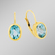 - Bezaubernde Ohrringe mit Blautoas, in Farbe  – Ansicht 1