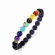 Armbänder - Elastisches Chakra-Armband, in Farbe  – Ansicht 2