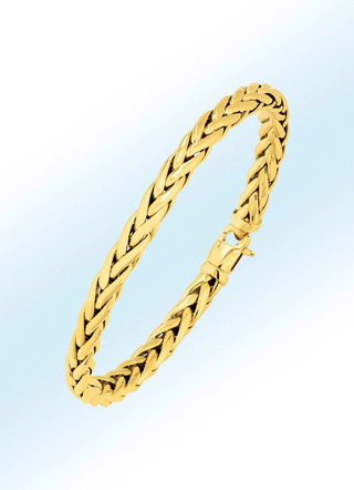Klassisches, hochwertiges Zopfketten-Armband