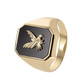 Ringe - Herrenring mit Onyx, in Größe 180 bis 240, in Farbe  – Ansicht 2