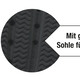 Gesunder Fuß - Wolken-Slipper relaxvital mit geriffelter Sohle, in Größe 036 bis 045, in Farbe SCHWARZ – Farbe SCHWARZ – Ansicht 2