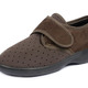 Gesundheitsschuhe - Aerosoft® Flex Stretch-Klettslipper von Jürgen Hirsch® – Farbe BRAUN – Ansicht 1 Gesundheitsschuhe - Aerosoft® Flex Stretch-Klettslipper von Jürgen Hirsch®, in Größe 036 bis 046, in Farbe BRAUN – Farbe BRAUN – Ansicht 1