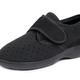 Gesundheitsschuhe - Aerosoft® Flex Stretch-Klettslipper von Jürgen Hirsch® – Farbe SCHWARZ – Ansicht 1 Gesundheitsschuhe - Aerosoft® Flex Stretch-Klettslipper von Jürgen Hirsch®, in Größe 036 bis 046, in Farbe BRAUN – Farbe SCHWARZ – Ansicht 1
