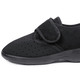 Gesundheitsschuhe - Aerosoft® Flex Stretch-Klettslipper von Jürgen Hirsch® – Farbe SCHWARZ – Ansicht 3 Gesundheitsschuhe - Aerosoft® Flex Stretch-Klettslipper von Jürgen Hirsch®, in Größe 036 bis 046, in Farbe BRAUN – Farbe SCHWARZ – Ansicht 3