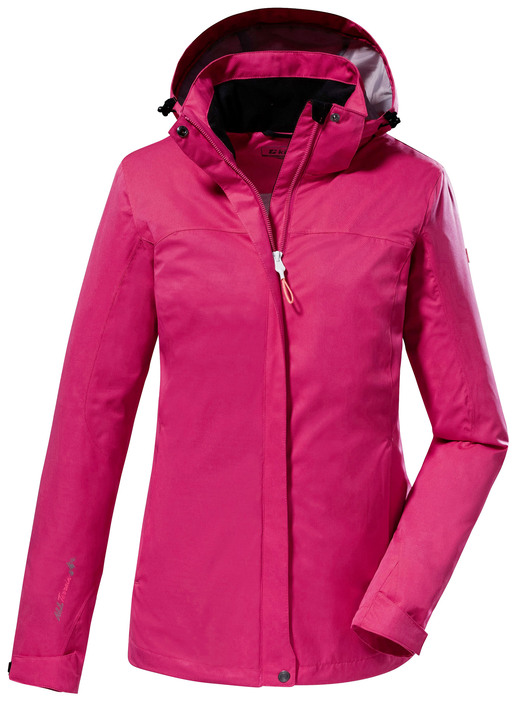 Funktionsjacken - Wasser- und winddichte Damen-Funktionsjacke Ansicht 3 Funktionsjacken - Wasser- und winddichte Damen-Funktionsjacke, in Größe 036 bis 054, in Farbe SCHWARZ Ansicht 3