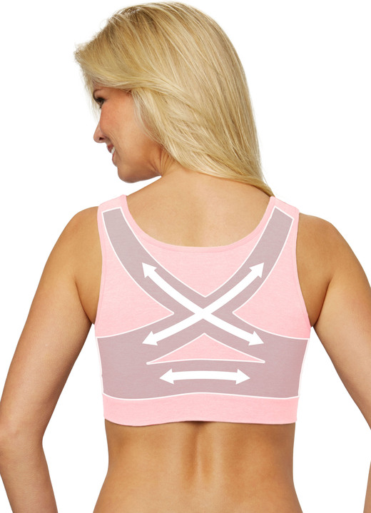 Wäsche - Comfort Spitzen BH im 3er-Set Ansicht 4 Wäsche - Comfort Spitzen BH im 3er-Set, in Größe 3XL bis XXL, in Farbe FLIEDER-ROSA-TAUPE, in Ausführung Set 1: 1x flieder, 1x rosa, 1x taupe Ansicht 4