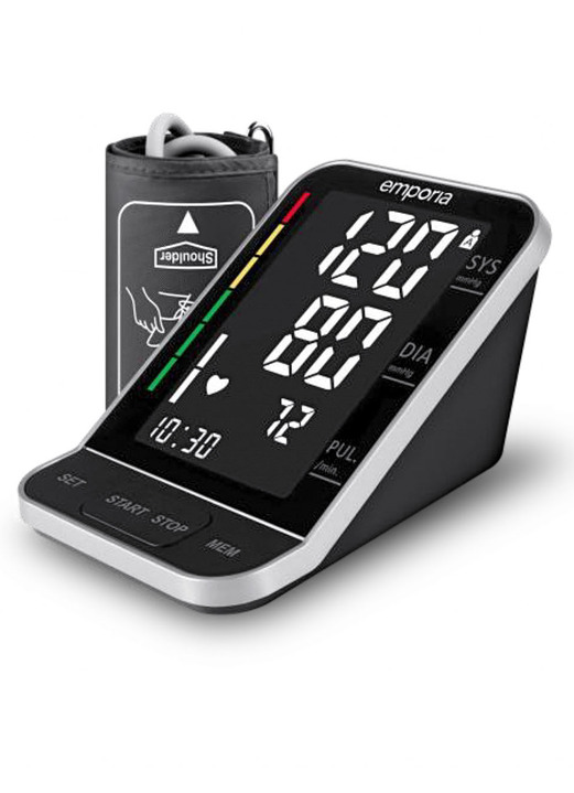 Medizinische Geräte & Technik  - Oberarm-Blutdruckmessgerät, in Farbe SCHWARZ