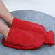 Wärme & Entspannung - Vital Comfort Fuß-Wärmflasche mit sanftem Fleece-Bezug, in Farbe ROT – Farbe ROT – Ansicht 1