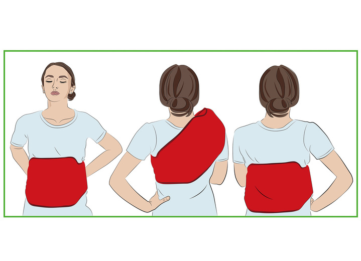 - Vital Comfort Wärmflaschen-Gürtel, in Farbe ROT Ansicht 2