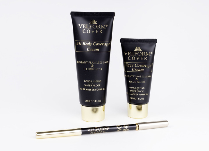 Kosmetik - Professionelle Make-up-Serie von Velform® Cover, in Farbe MITTELBRAUN, in Ausführung Augenbrauenstift mittelbraun Ansicht 1