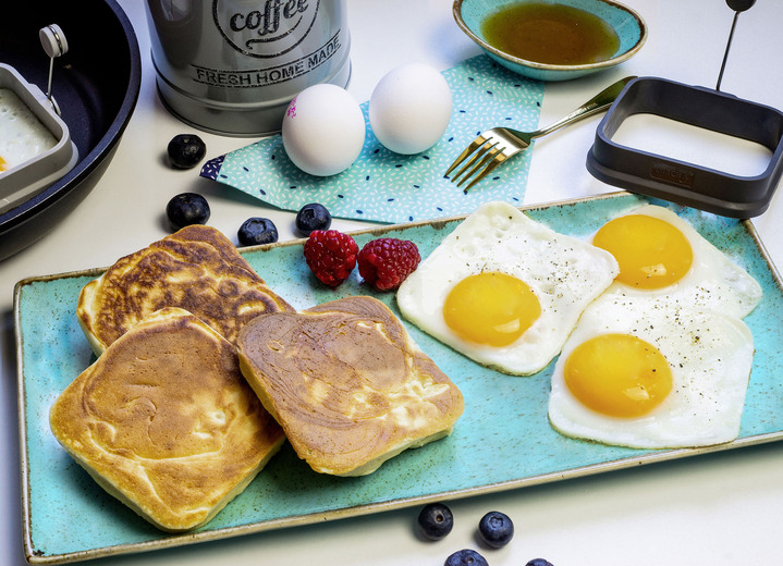 Haushalt - Hitzebeständiges Eiformer-Set aus Silikon, 2-teilig, in Farbe GRAU, in Ausführung Eiformer Herz Ansicht 6
