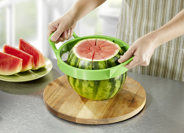 - Melonenschneider für 12 Melonenstücke, in Farbe GRÜN Ansicht 1