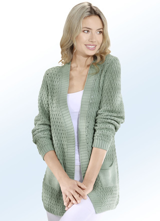 Strickjacke mit kuschelig weichem Griff