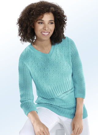 Pullover in Mustermix