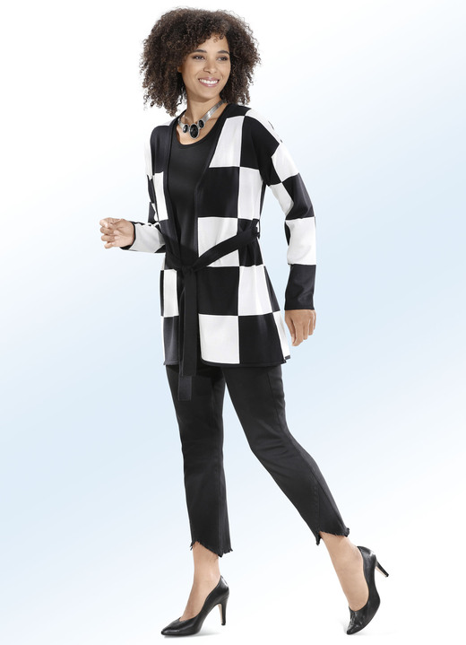 Hosen - Hose in 7/8-Länge mit interessantem Fransenabschluss, in Größe 017 bis 050, in Farbe MINT Ansicht 20