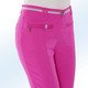 Hosen mit Knopf- und Reißverschluss - 7/8-lange Hose mit kontrastfarbenem Zierband, in Größe 017 bis 052, in Farbe MINT – Farbe PINK – Ansicht 2