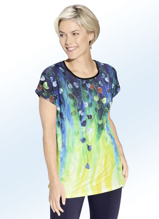 Shirt mit Strasszier im Vorderteil