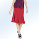 Uni - 6-Bahnenrock in modischer Godet-Form – Farbe ROT Uni - 6-Bahnenrock in modischer Godet-Form, in Größe 019 bis 056, in Farbe ROT