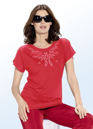 Shirt mit Zierplättchen in 3 Farben