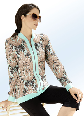 Blusenjacke mit Inkjet-Druck