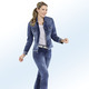 Hosen - Knöchellange Jeans in 5-Pocket-Form – Farbe JEANSBLAU – Ansicht 3 Hosen - Knöchellange Jeans in 5-Pocket-Form, in Größe 017 bis 050, in Farbe JEANSBLAU – Farbe JEANSBLAU – Ansicht 3