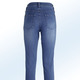 Hosen - Knöchellange Jeans in 5-Pocket-Form – Farbe JEANSBLAU – Ansicht 2 Hosen - Knöchellange Jeans in 5-Pocket-Form, in Größe 017 bis 050, in Farbe JEANSBLAU – Farbe JEANSBLAU – Ansicht 2