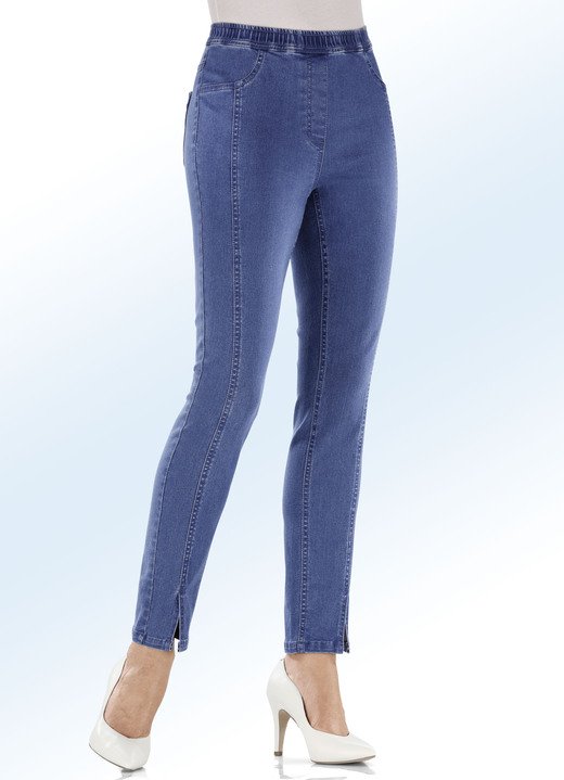 Hosen - Jeans in Schlupfform, in Größe 017 bis 052, in Farbe WEISS Ansicht 7