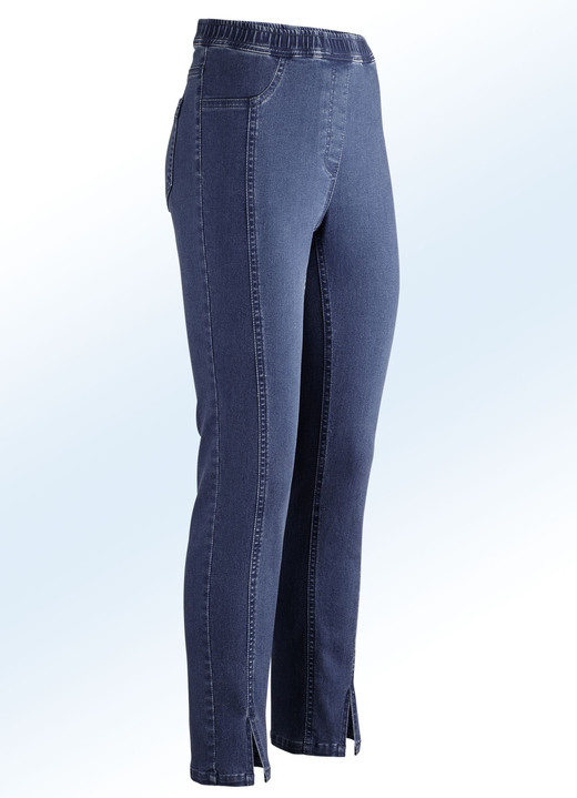 Hosen in Schlupfform - Jeans in Schlupfform Hosen in Schlupfform - Jeans in Schlupfform, in Größe 017 bis 052, in Farbe DUNKELBLAU