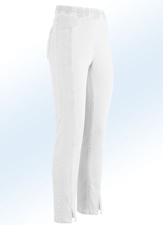 Hosen in Schlupfform - Jeans in Schlupfform Hosen in Schlupfform - Jeans in Schlupfform, in Größe 017 bis 052, in Farbe WEISS