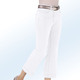 culotten - Jeans-Culotte in 5-Pocket-Form, in Größe 017 bis 050, in Farbe JEANSBLAU – Farbe WEISS – Ansicht 3