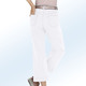 culotten - Jeans-Culotte in 5-Pocket-Form – Farbe WEISS – Ansicht 4 culotten - Jeans-Culotte in 5-Pocket-Form, in Größe 017 bis 050, in Farbe WEISS – Farbe WEISS – Ansicht 4