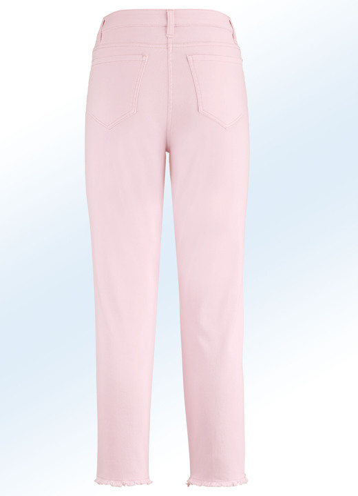 Hosen - Hose in 7/8-Länge mit interessantem Fransenabschluss, in Größe 017 bis 050, in Farbe MINT Ansicht 6