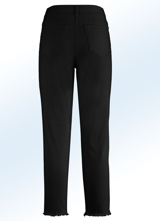 Hosen - Hose in 7/8-Länge mit interessantem Fransenabschluss, in Größe 017 bis 050, in Farbe MINT Ansicht 16