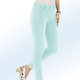 Hosen - Magic-Jeans mit angesagtem Fransensaum – Farbe MINT – Ansicht 3 Hosen - Magic-Jeans mit angesagtem Fransensaum, in Größe 017 bis 052, in Farbe WEISS – Farbe MINT – Ansicht 3