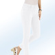 Hosen - Magic-Jeans mit angesagtem Fransensaum – Farbe WEISS – Ansicht 3 Hosen - Magic-Jeans mit angesagtem Fransensaum, in Größe 017 bis 052, in Farbe WEISS – Farbe WEISS – Ansicht 3