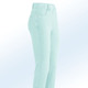 Hosen - Magic-Jeans mit angesagtem Fransensaum – Farbe MINT – Ansicht 1 Hosen - Magic-Jeans mit angesagtem Fransensaum, in Größe 017 bis 052, in Farbe WEISS – Farbe MINT – Ansicht 1