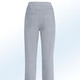 Hosen - Edle Hose in Schlupfform, in Größe 018 bis 054, in Farbe WEISS – Farbe MITTELGRAU – Ansicht 2