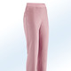 Hosen - Edle Hose in Schlupfform, in Größe 018 bis 054, in Farbe WEISS – Farbe DUNKELROSÉ – Ansicht 1