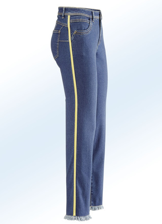 Jeans mit modischem Zierband