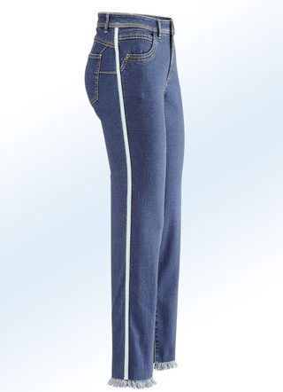 Jeans mit modischem Zierband