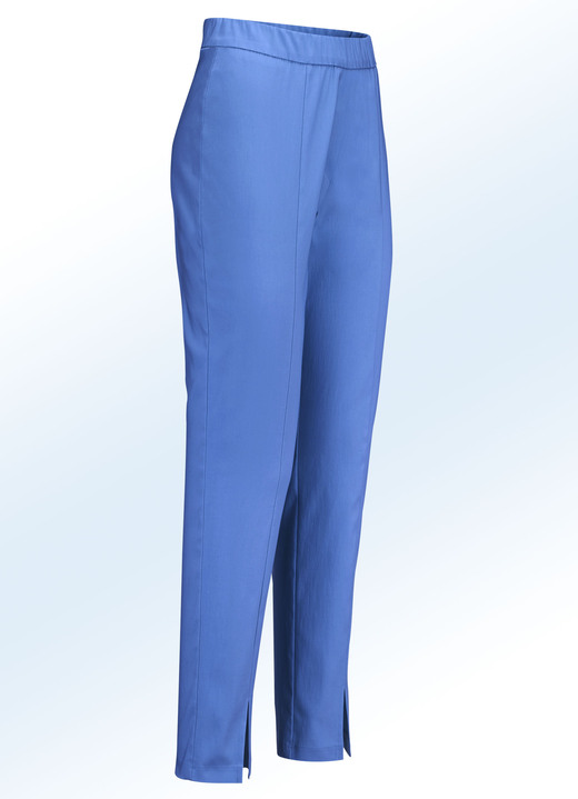 Hosen - Hose mit angesagten Beinschlitzen, in Größe 018 bis 052, in Farbe SCHWARZ Ansicht 14