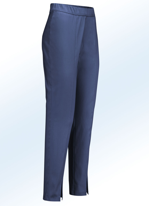 Hosen - Hose mit angesagten Beinschlitzen, in Größe 018 bis 052, in Farbe SCHWARZ Ansicht 11